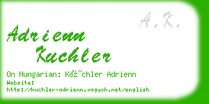 adrienn kuchler business card